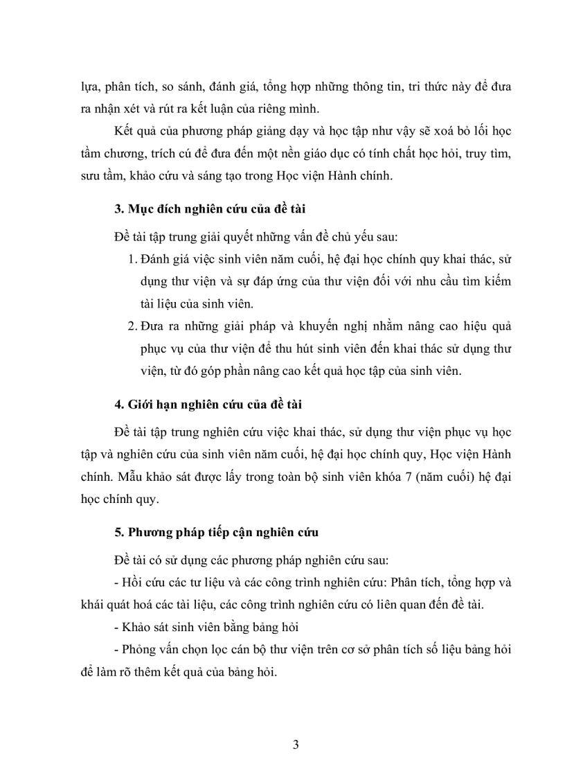 image for page Đánh giá hoạt động khai thác và sử dụng thư viện nhà trường phục vụ cho việc học tập của sinh viên năm cuối hệ đại học chính quy học viện chính trị h
