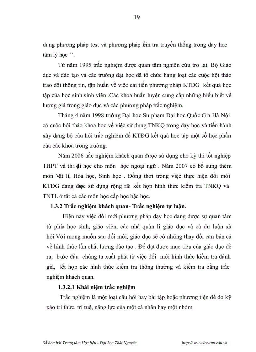 image for page Nghiên cứu xây dựng hệ thống câu hỏi trắc nghiệm để kiểm tra đánh giá kết quả học tập phần cơ học vật lý đại cương của sinh viên trường cao đẳng kỹ