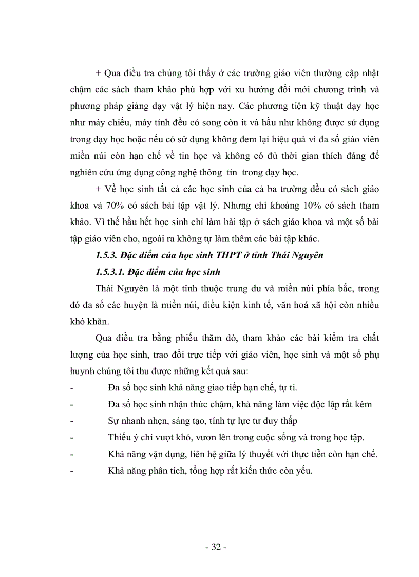 image for page Nghiên cứu xây dựng tình huống học tập và hướng dẫn học sinh giải quyết tình huống học tập khi dạy học về chương chất rắn và chất lỏng Sự chuyển thể