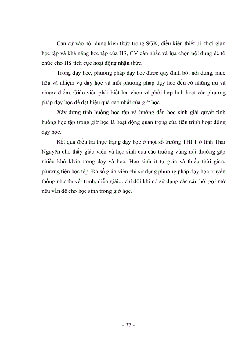 image for page Nghiên cứu xây dựng tình huống học tập và hướng dẫn học sinh giải quyết tình huống học tập khi dạy học về chương chất rắn và chất lỏng Sự chuyển thể