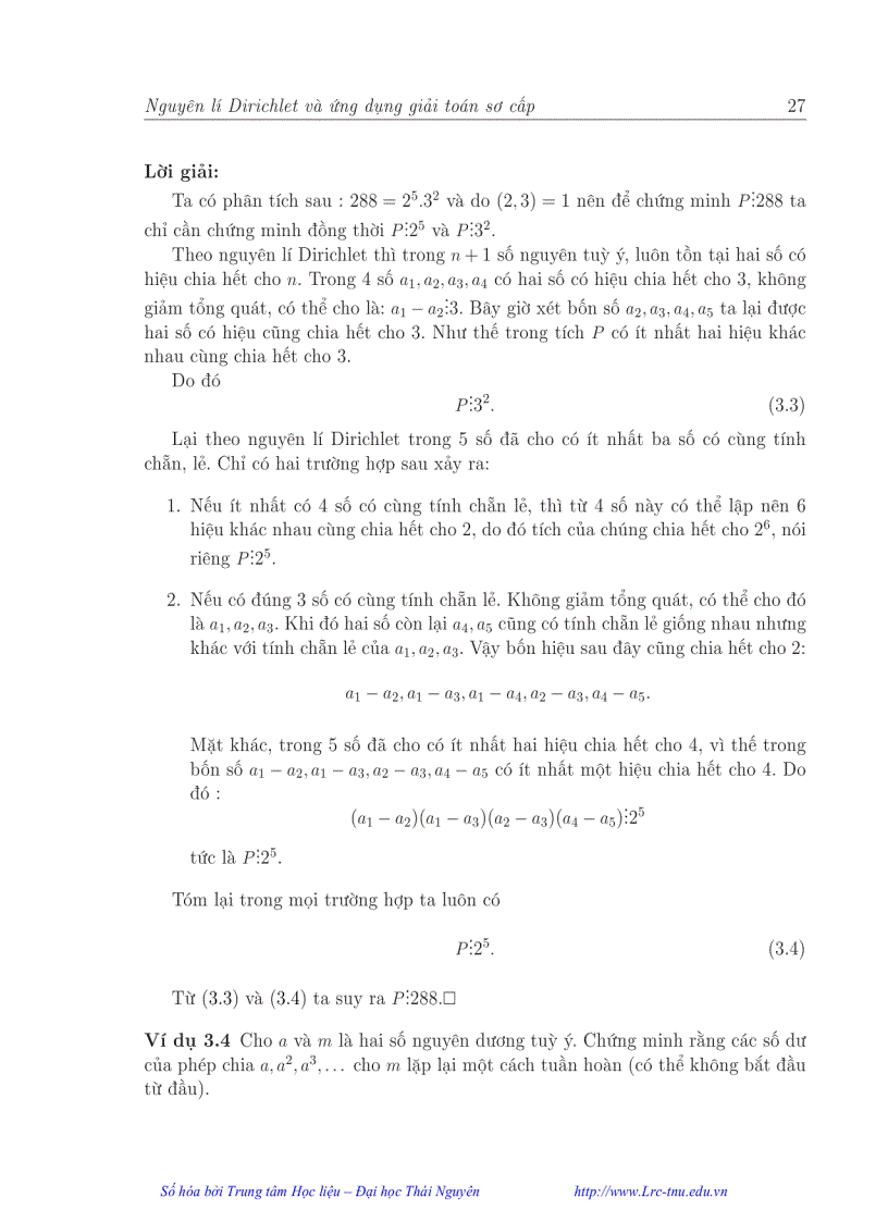 image for page Nguyên lí dirichlet và ứng dụng giải toán sơ cấp