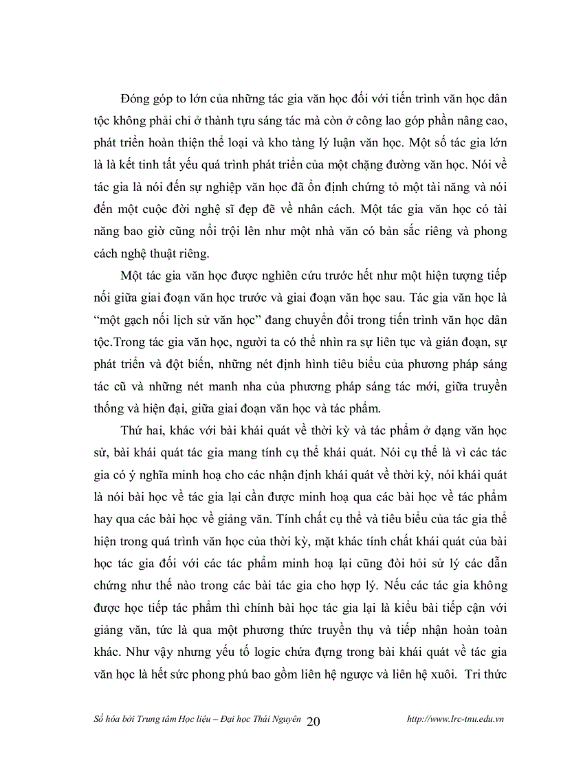 image for page Những biện pháp tích cực hoá hoạt động của học sinh trung học phổ thông trong giờ văn học sử