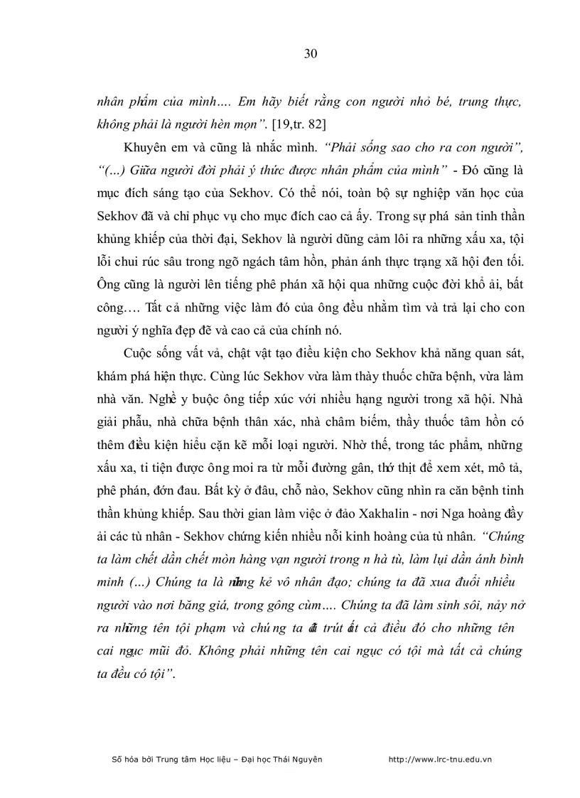 image for page Phân tích Hệ thống nhân vật trong truyện ngắn Nguyễn Công Hoan và Sekhov