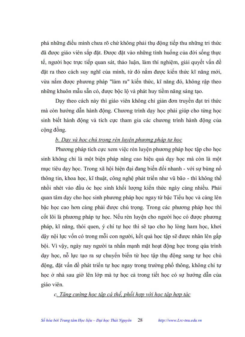 image for page Phối hợp các phương pháp và phương tiện dạy học hiện đại để phát triển hứng thú và năng lực tự lực học tập cho học sinh qua các hoạt động giải bài tập