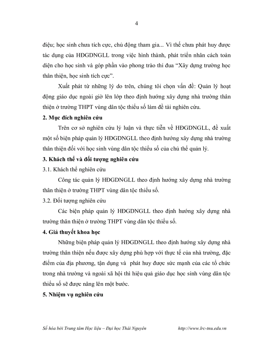 image for page Quản lý hoạt động giáo dục ngoài giờ lên lớp theo định hướng xây dựng nhà trường thân thiện ở trường trung học phổ thông vùng dân tộc thiểu số