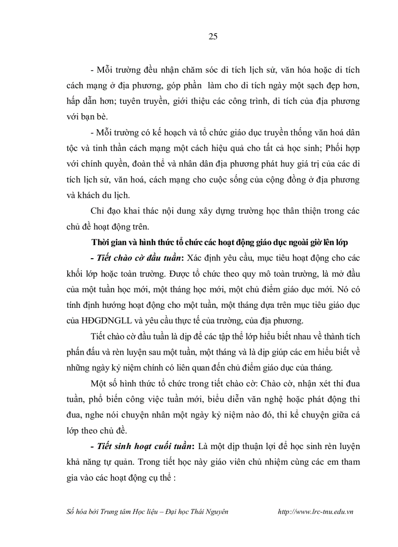 image for page Quản lý hoạt động giáo dục ngoài giờ lên lớp theo định hướng xây dựng nhà trường thân thiện ở trường trung học phổ thông vùng dân tộc thiểu số