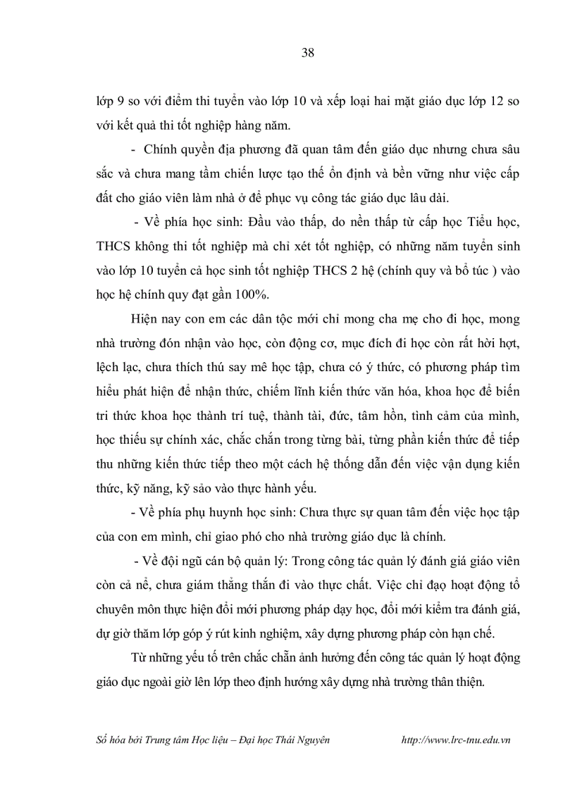 image for page Quản lý hoạt động giáo dục ngoài giờ lên lớp theo định hướng xây dựng nhà trường thân thiện ở trường trung học phổ thông vùng dân tộc thiểu số