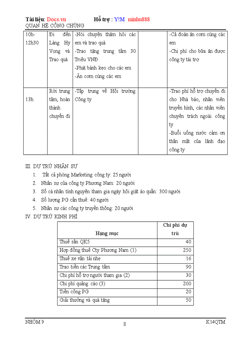 image for page KẾ HOACH TỔ CHỨC SỰ KIỆN RA MẮT SẢN PHẨM MỚI Sunny Nâng bước tới trường
