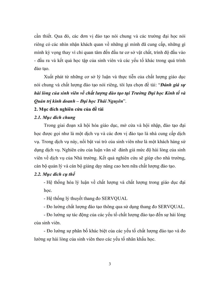 image for page Đánh giá sự hài lòng của sinh viên về chất lượng đào tạo tại Trường Đại học Kinh tế và Quản trị kinh doanh Đại học Thái Nguyên