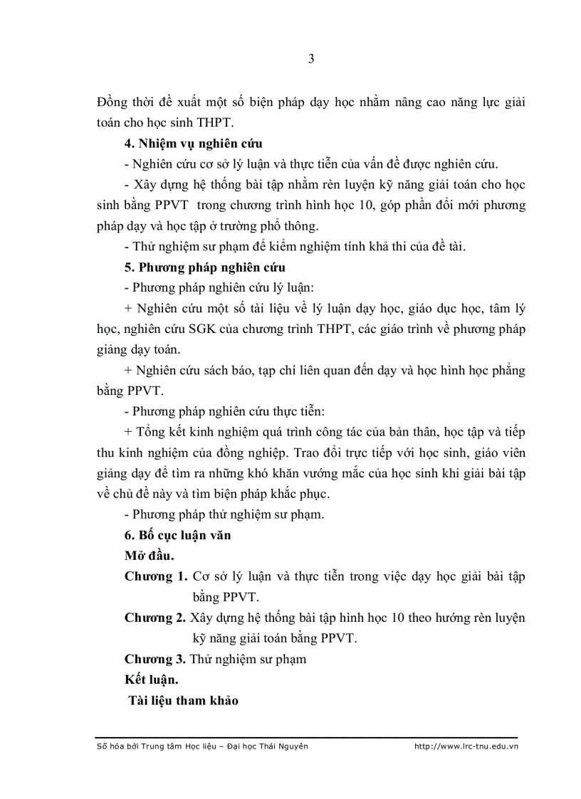 image for page Rèn luyện kỹ năng giải toán cho học sinh bằng phương pháp véctơ trong chương trình hình học 10