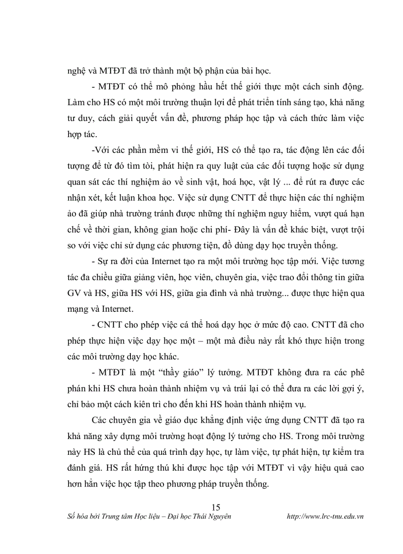 image for page Thiết kế hoạt động có ứng dụng công nghệ thông tin trong dạy học một số chủ đề môn toán ở trường thpt