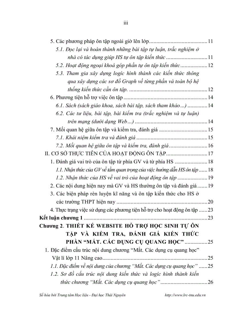 image for page Thiết kế website hỗ trợ học sinh tự ôn tập và kiểm tra đánh giá kiến thức phần mắt Các dụng cụ quang học vật lí 11 nâng cao