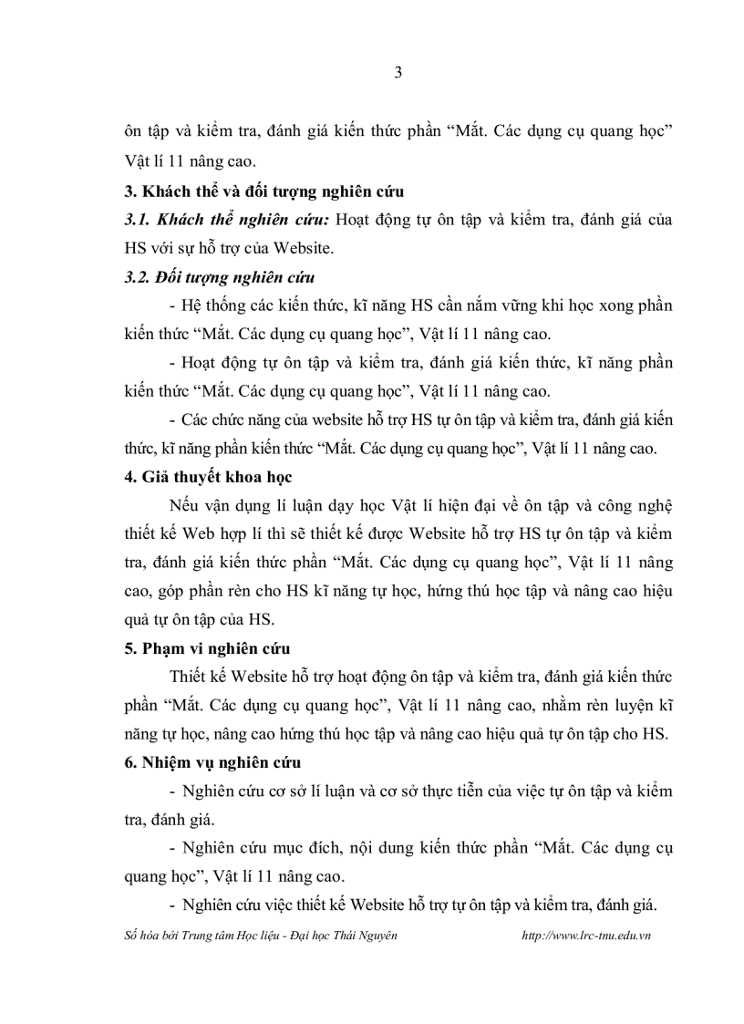 image for page Thiết kế website hỗ trợ học sinh tự ôn tập và kiểm tra đánh giá kiến thức phần mắt Các dụng cụ quang học vật lí 11 nâng cao