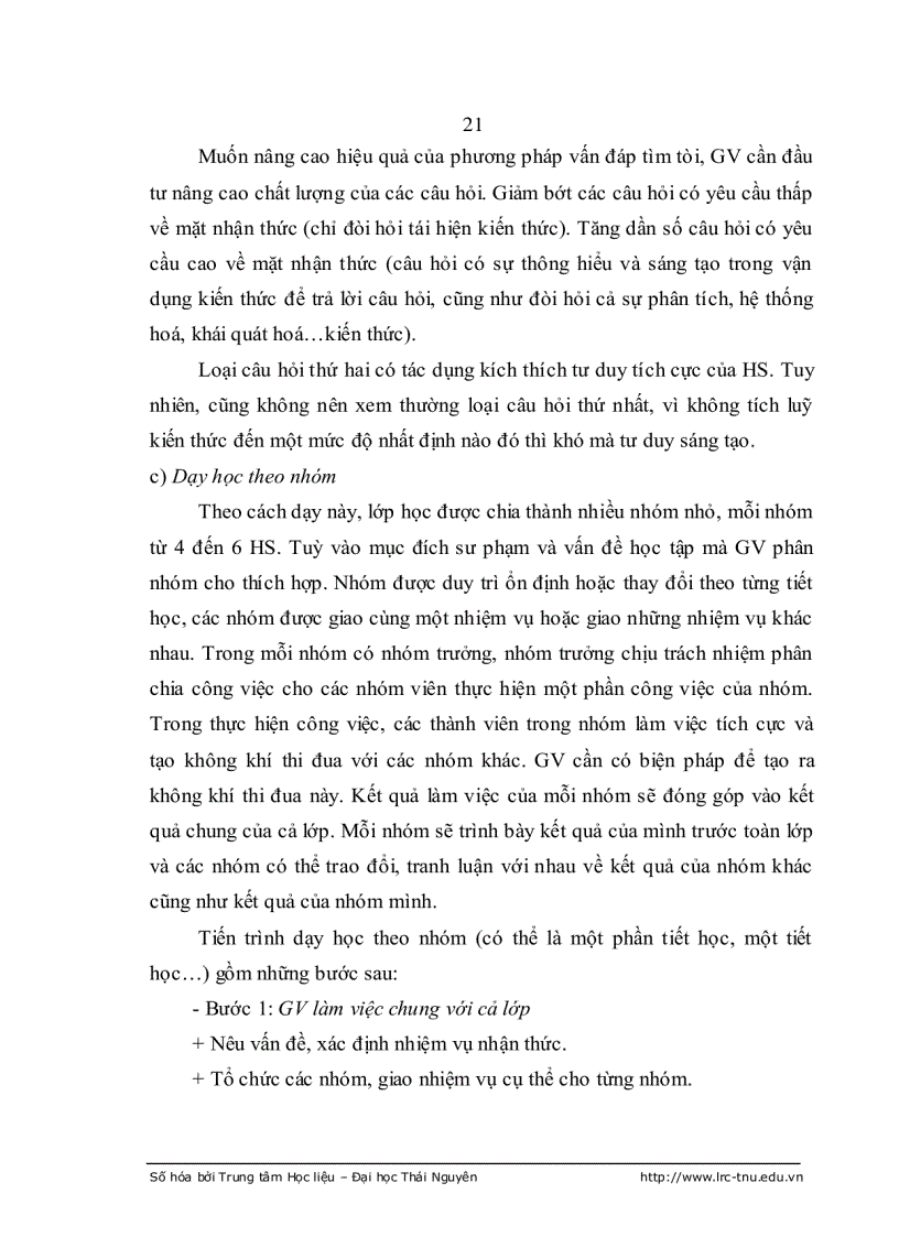 image for page Tích cực hoá hoạt động nhận thức của học sinh thpt miền núi khi giảng dạy một số khái niệm và định luật vật lí của chương khúc xạ ánh sáng vật lí