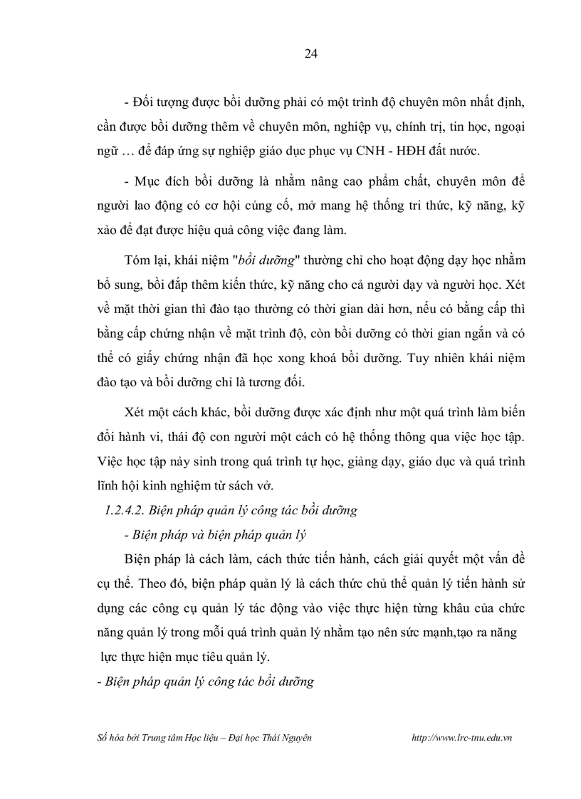 image for page Các biện pháp quản lý công tác bồi dưỡng giáo viên của hiệu trưởng trường trung học cơ sở thành phố hạ long tỉnh quảng ninh