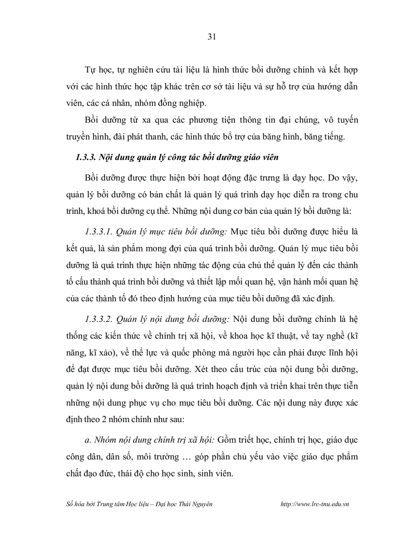 image for page Các biện pháp quản lý công tác bồi dưỡng giáo viên của hiệu trưởng trường trung học cơ sở thành phố hạ long tỉnh quảng ninh