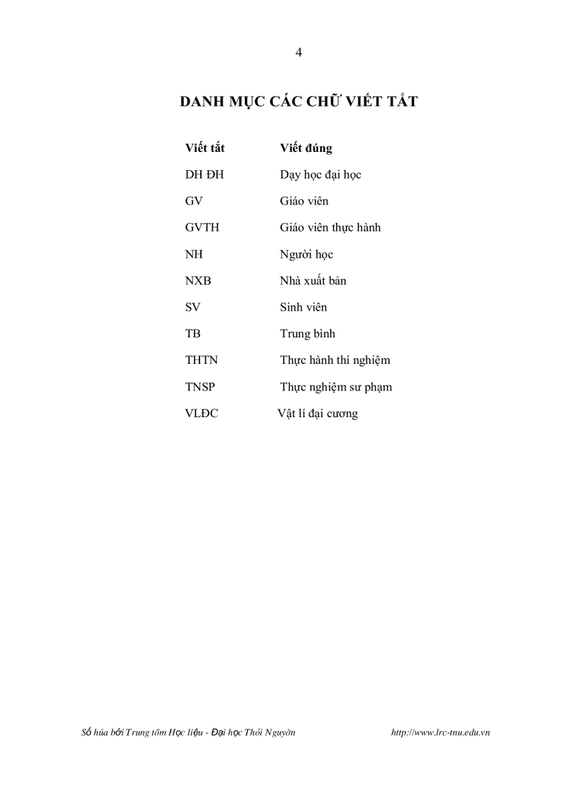 image for page Nghiên cứu lựa chọn chương trình hoàn thiện nội dung và phương pháp tổ chức thực hành một số bài thí nghiệm vật lí đại cương nhằm nâng cao chất lượng