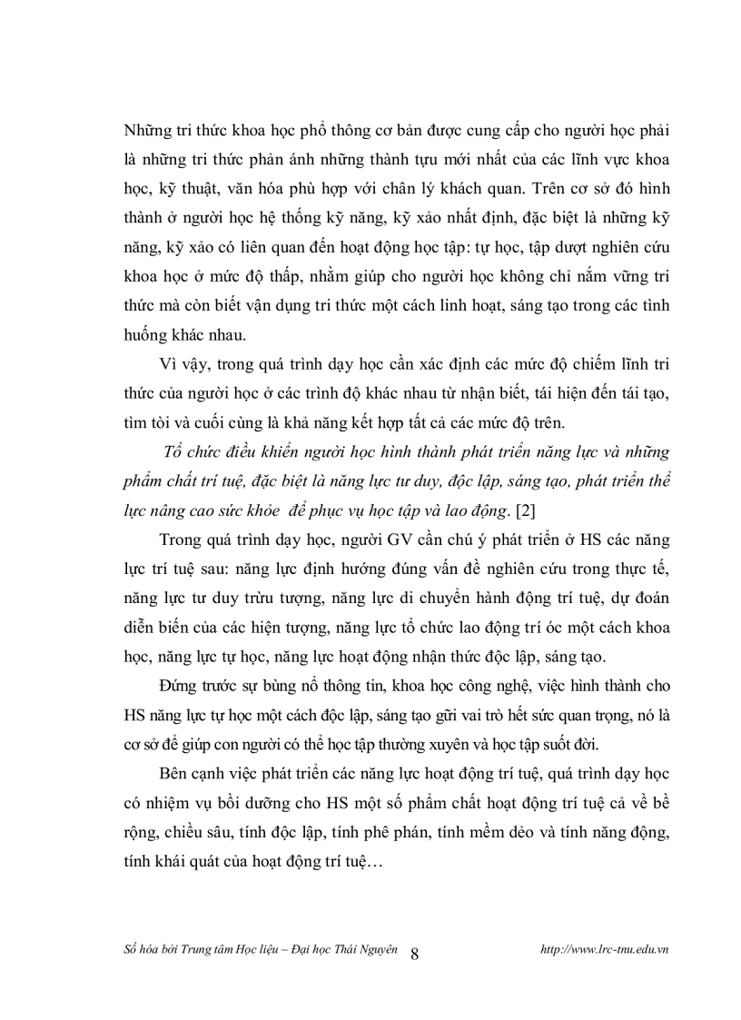 image for page Nghiên cứu tổ chức hoạt động ngoại khoá về dõng điện không đổi vật lí lớp 11 thpt nhằm phát huy tính tích cực và phát triển năng lực sáng tạo của h