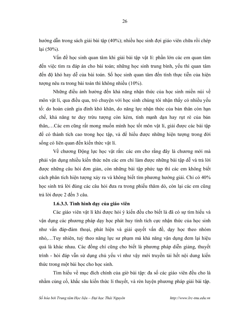 image for page Phát huy tính tích cực tự lực của học sinh miền núi khi dạy học bài tập vật lí chương động lực học vật rắn vật lí 12 nâng cao