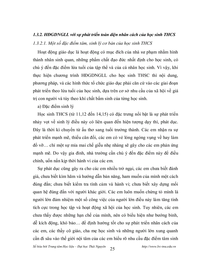 image for page Thực hiện chương trình hoạt động giáo dục ngoài giờ lên lớp ở trường thcs tỉnh tuyên quang