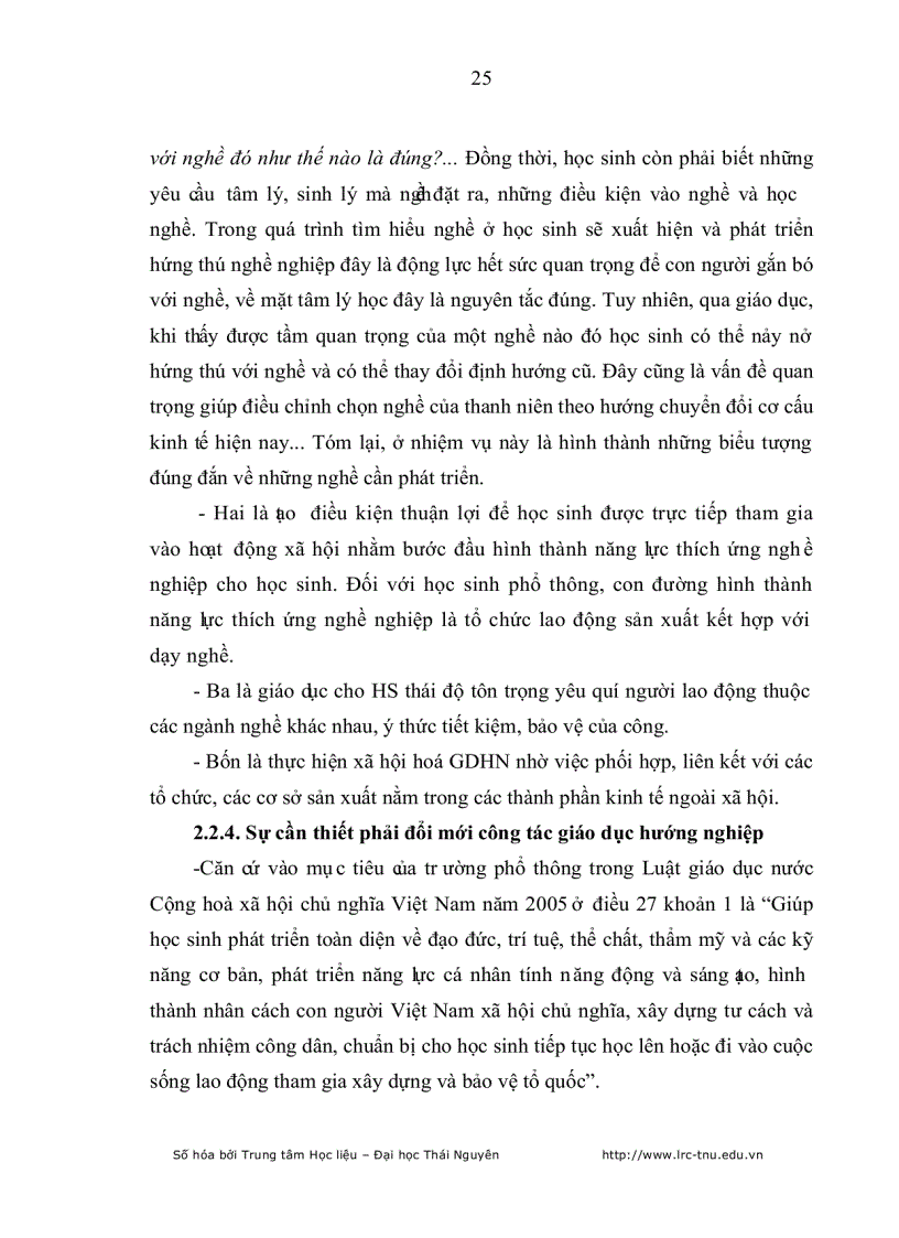 image for page Tích hợp giáo dục hướng nghiệp trong quá trình dạy học sinh học 9