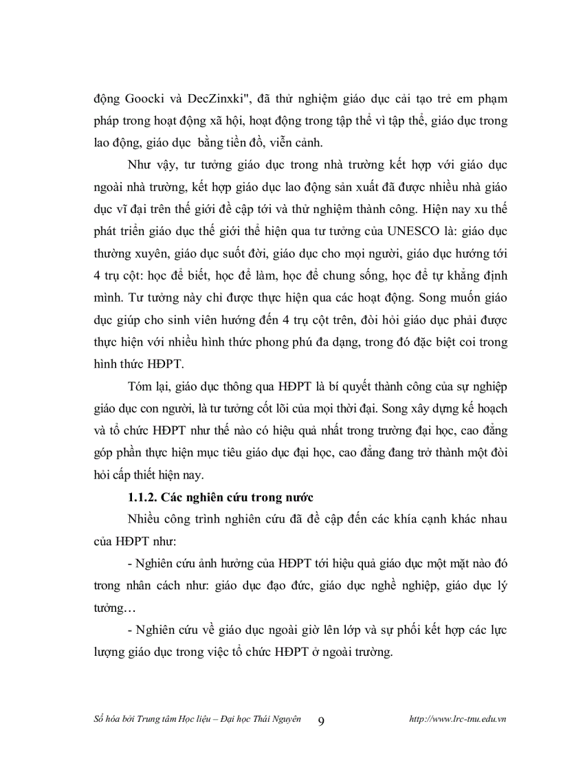 image for page Tổ chức hoạt động phong trào cho sinh viên trường cao đẳng sư phạm thái bình