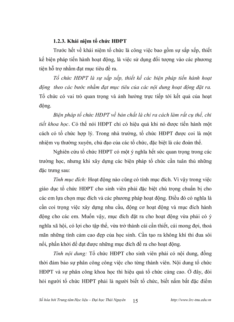 image for page Tổ chức hoạt động phong trào cho sinh viên trường cao đẳng sư phạm thái bình