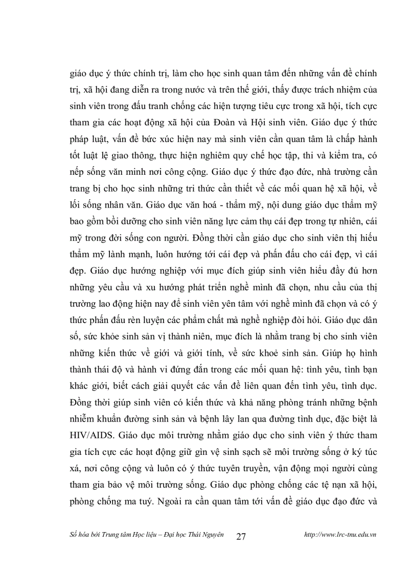 image for page Tổ chức hoạt động phong trào cho sinh viên trường cao đẳng sư phạm thái bình