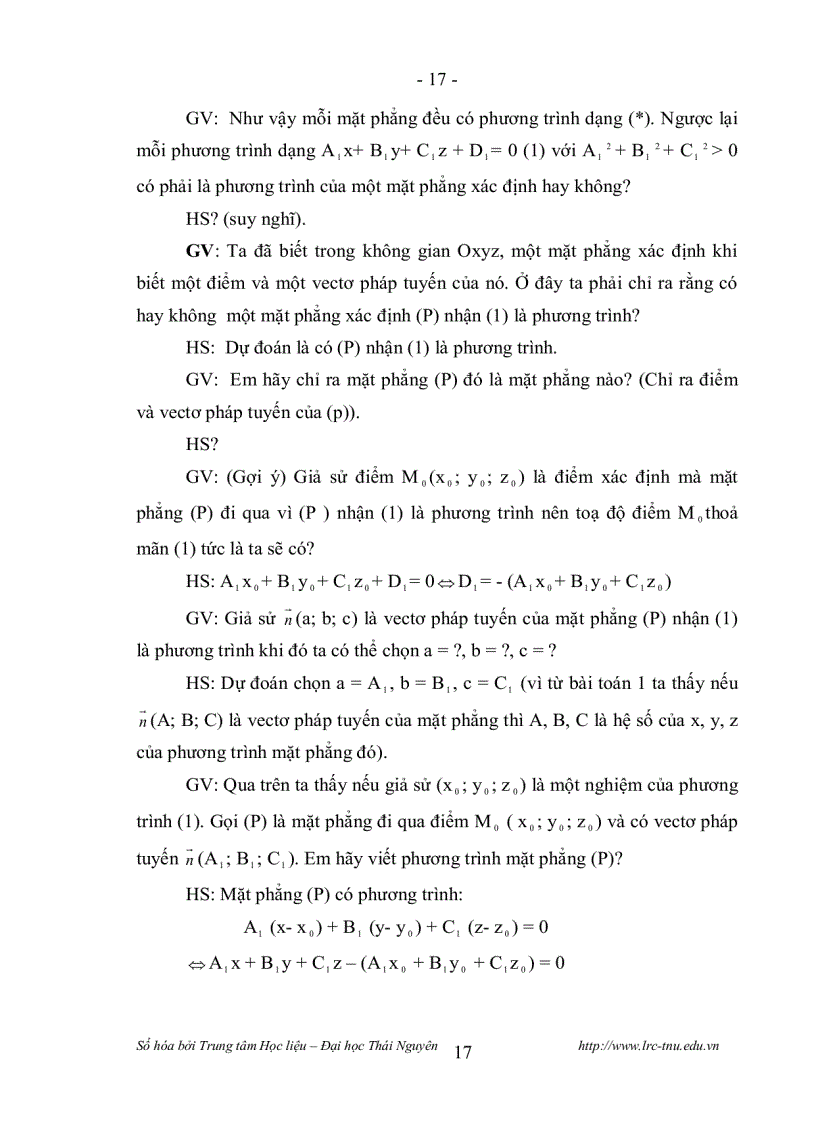 image for page Vận dụng phương pháp phát hiện và giải quyết vấn đề vào dạy học chương phương pháp toạ độ trong không gian cho học sinh lớp 12 trung học phổ thông t