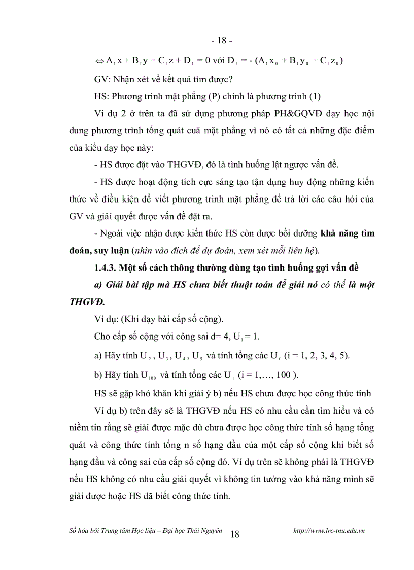 image for page Vận dụng phương pháp phát hiện và giải quyết vấn đề vào dạy học chương phương pháp toạ độ trong không gian cho học sinh lớp 12 trung học phổ thông t