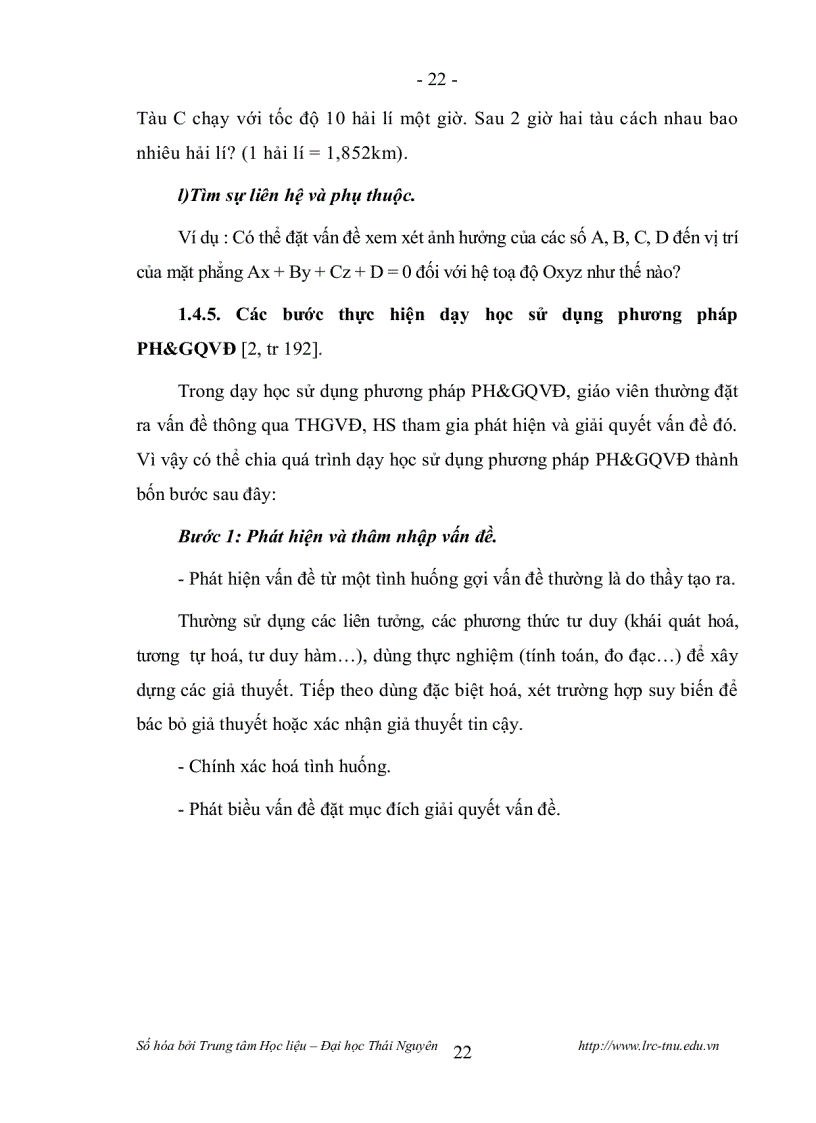 image for page Vận dụng phương pháp phát hiện và giải quyết vấn đề vào dạy học chương phương pháp toạ độ trong không gian cho học sinh lớp 12 trung học phổ thông t