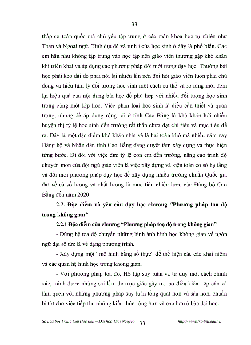 image for page Vận dụng phương pháp phát hiện và giải quyết vấn đề vào dạy học chương phương pháp toạ độ trong không gian cho học sinh lớp 12 trung học phổ thông t
