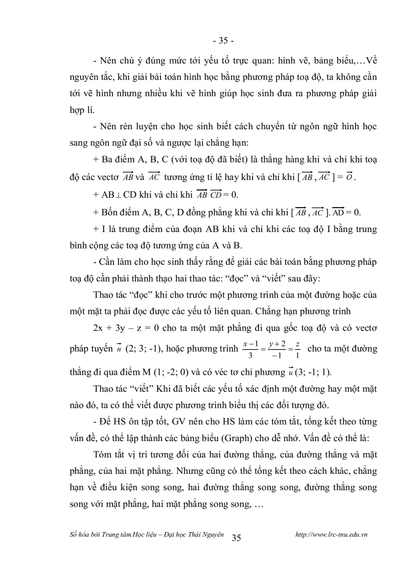 image for page Vận dụng phương pháp phát hiện và giải quyết vấn đề vào dạy học chương phương pháp toạ độ trong không gian cho học sinh lớp 12 trung học phổ thông t