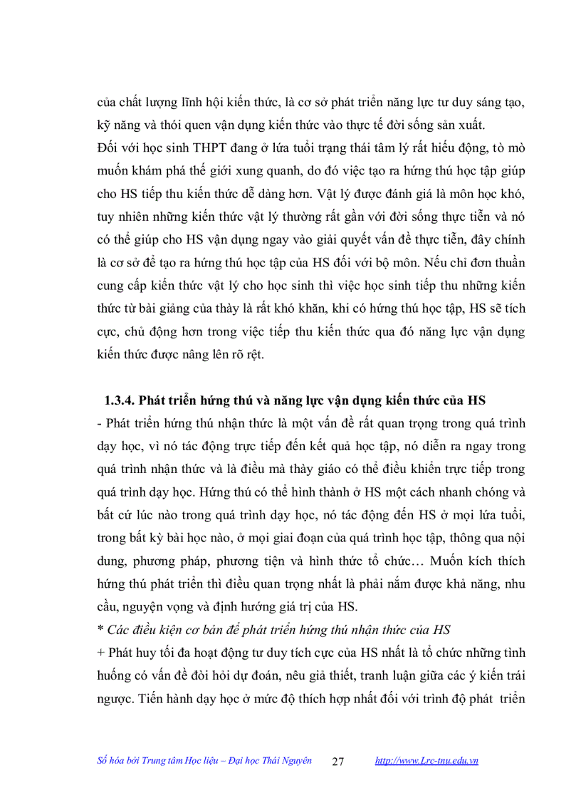 image for page Vận dụng tư tưởng sư phạm tích hợp trong dạy học một số kiến thức về chất khí và cơ sở của nhiệt động lực học nhằm phát triển hứng thú và năng lực vận