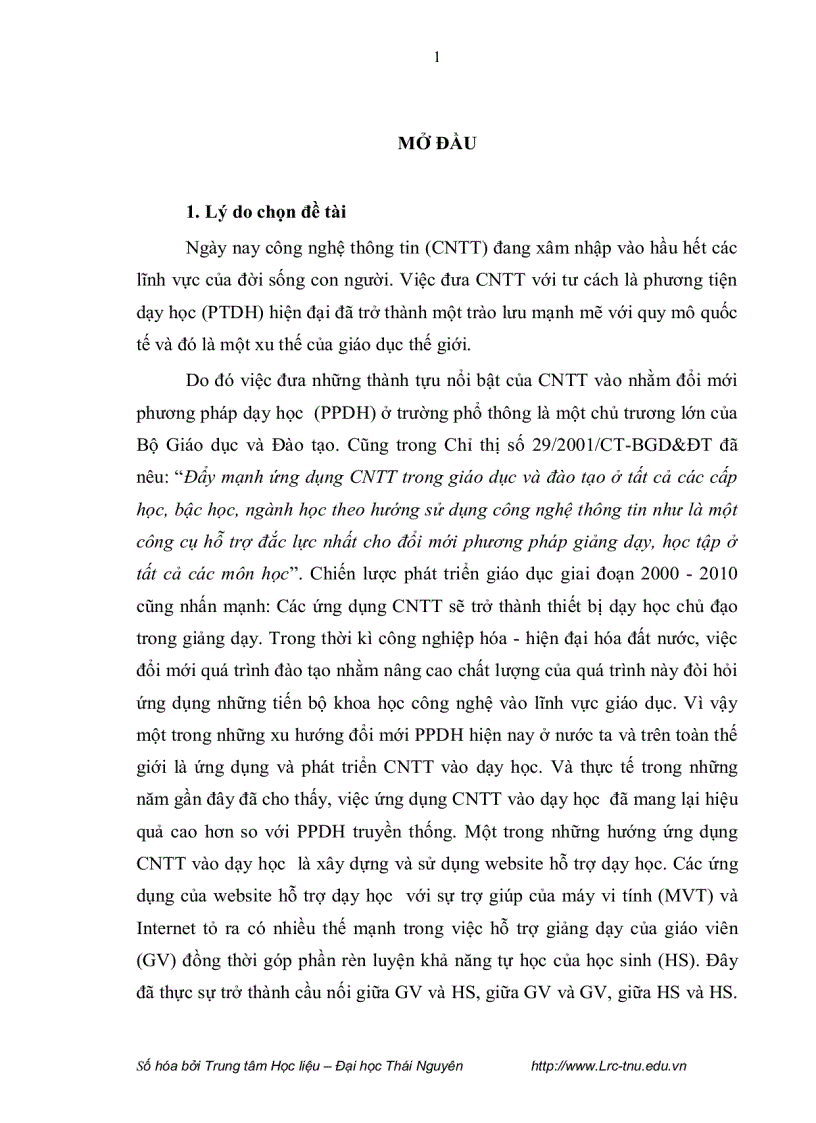 image for page Xây dựng và sử dụng website hỗ trợ dạy học phần kiến thức phương pháp tọa độ trong không gian trong chương trình hình học nâng cao lớp 12 trường tru