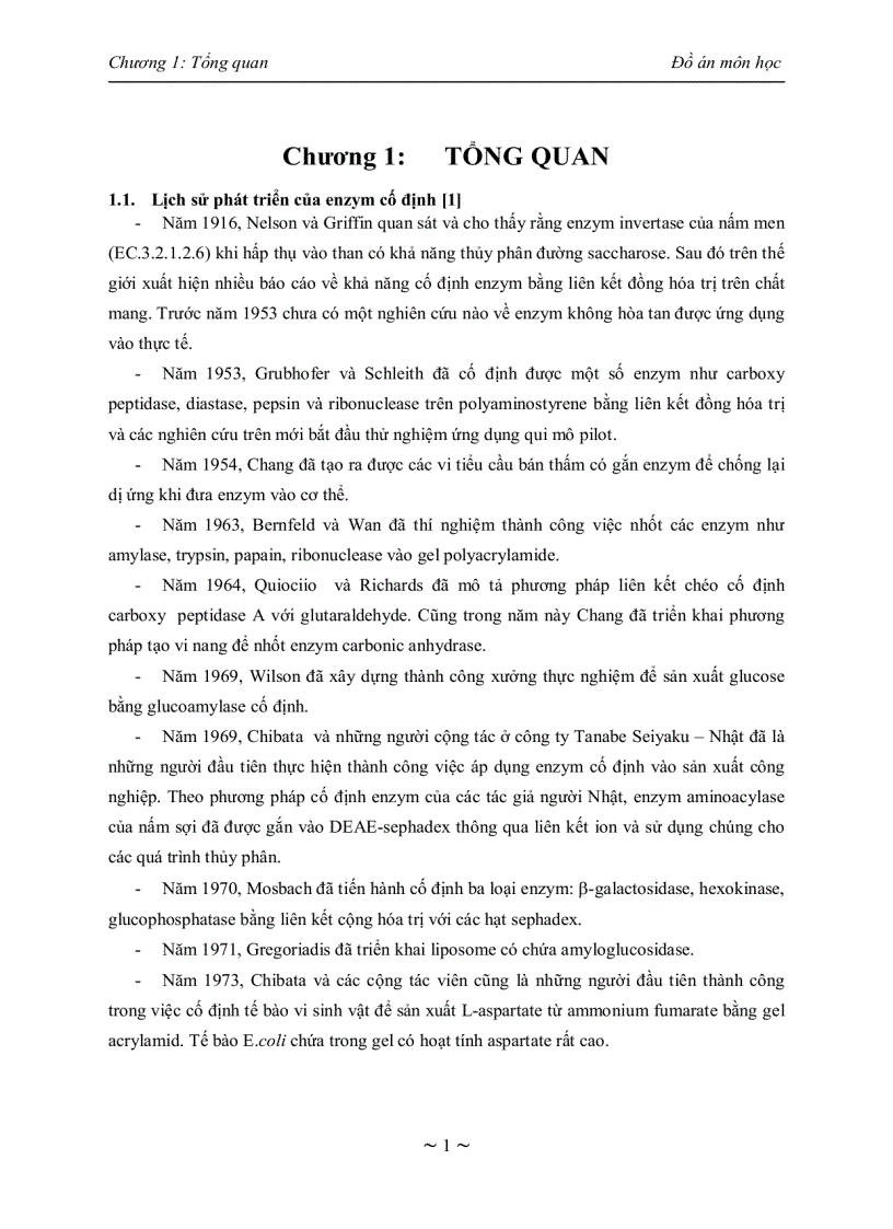 image for page Tổng quan về Công nghệ cố định enzyme và ứng dụng