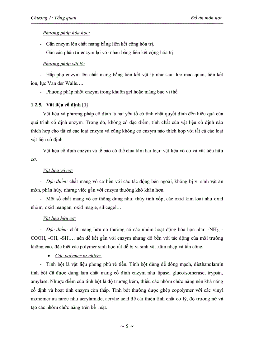 image for page Tổng quan về Công nghệ cố định enzyme và ứng dụng