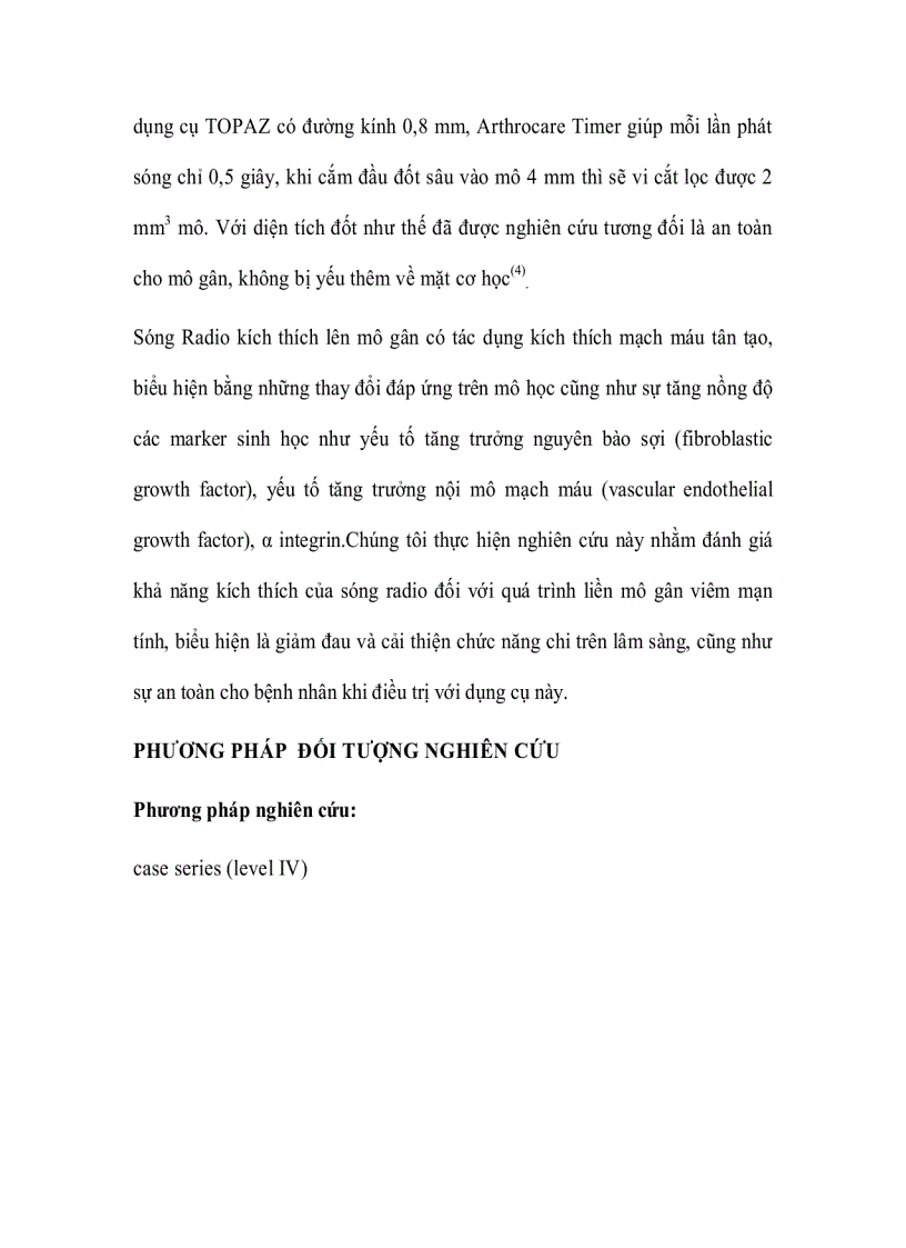 image for page Kết quả ban đầu điều trị viêm gân mạn tính bằng vi cắt lọc bằng sóng radio