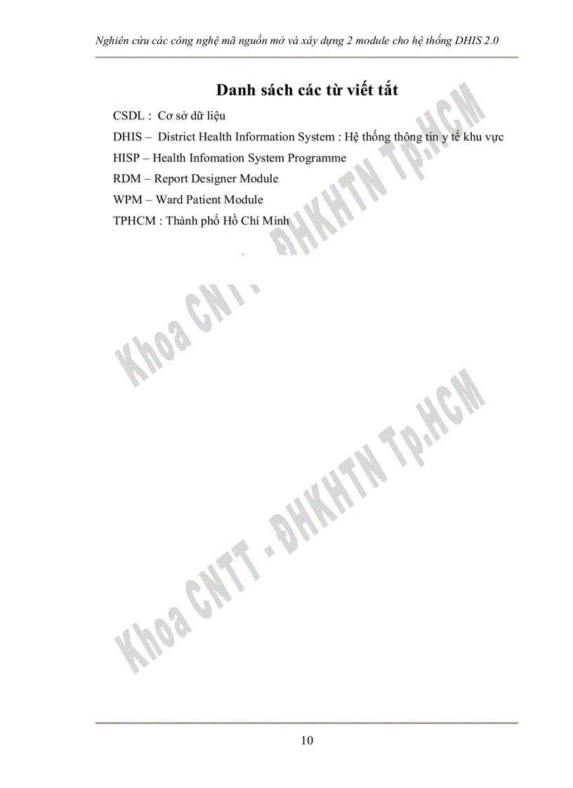 image for page Nghiên cứu các công nghệ mã nguồn mở và xây dựng 2 module cho hệ thống dhis 2 0
