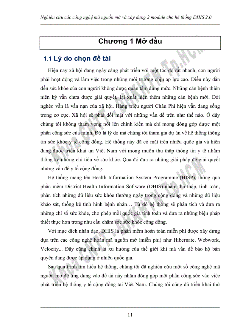 image for page Nghiên cứu các công nghệ mã nguồn mở và xây dựng 2 module cho hệ thống dhis 2 0