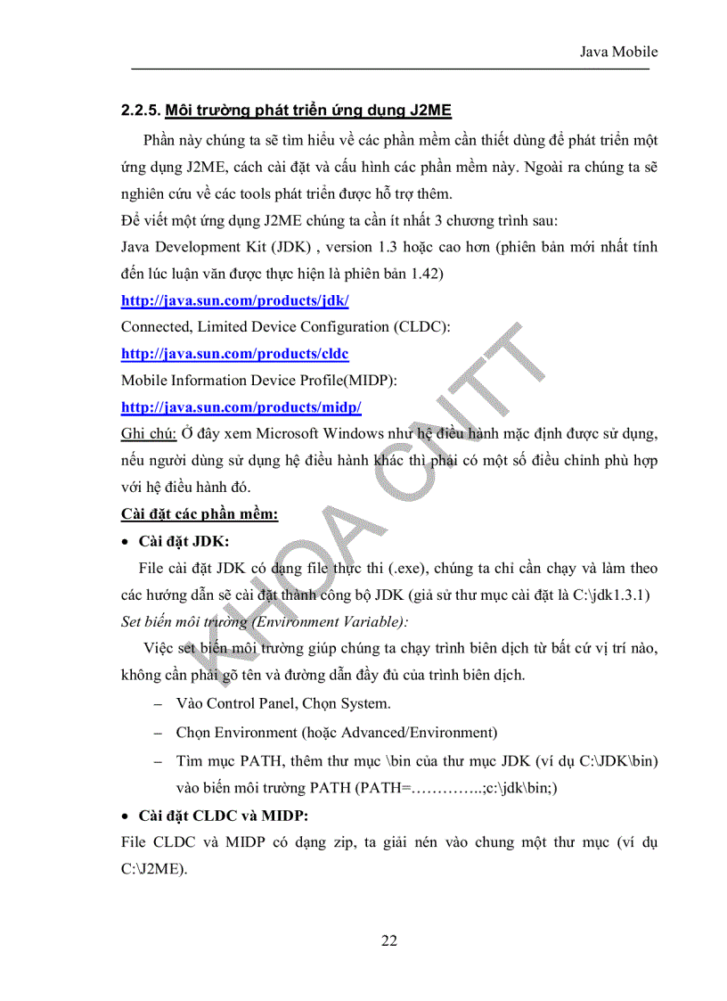 image for page Nghiên cứu java mobile và xây dựng ứng dụng minh họa