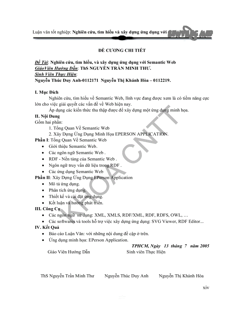 image for page Nghiên cứu tìm hiểu và xây dựng ứng dụng với semantic web