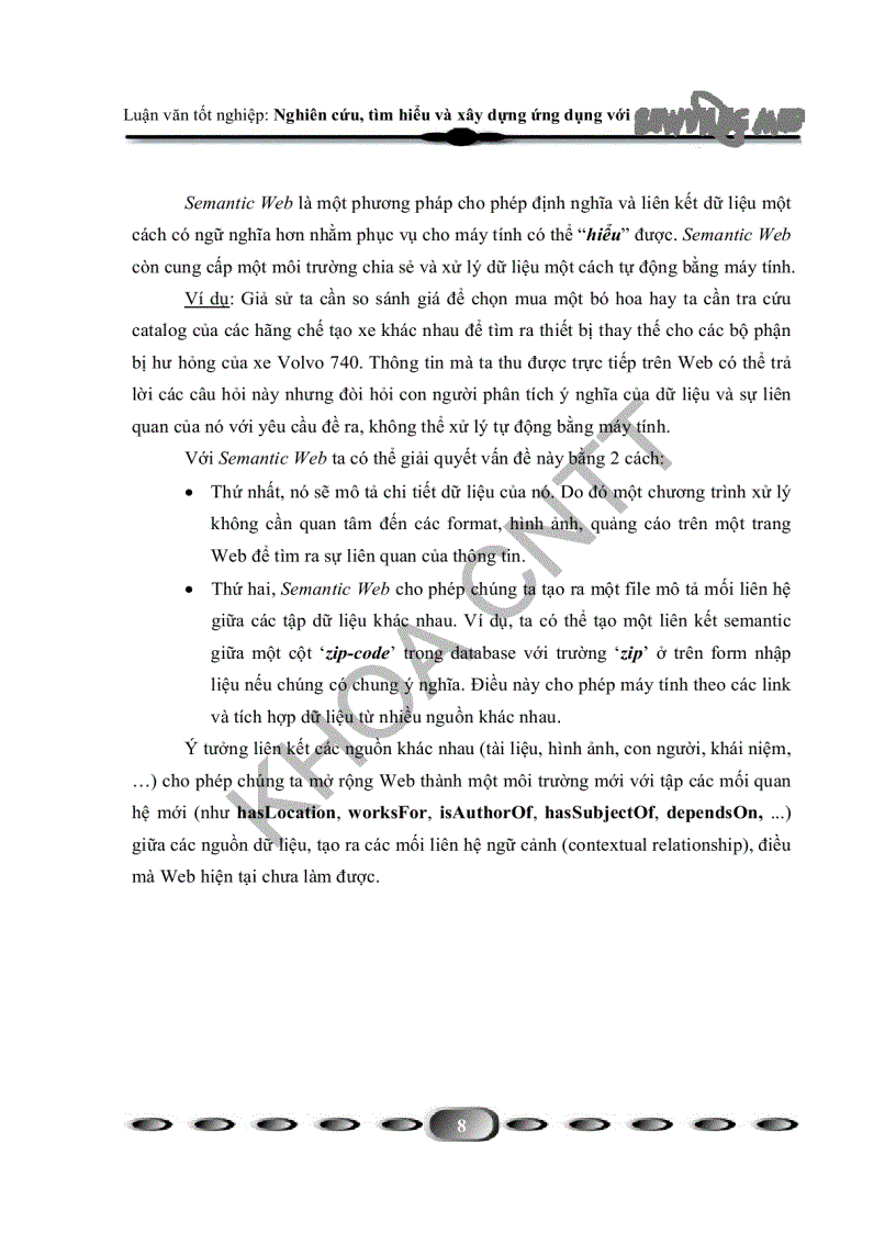 image for page Nghiên cứu tìm hiểu và xây dựng ứng dụng với semantic web