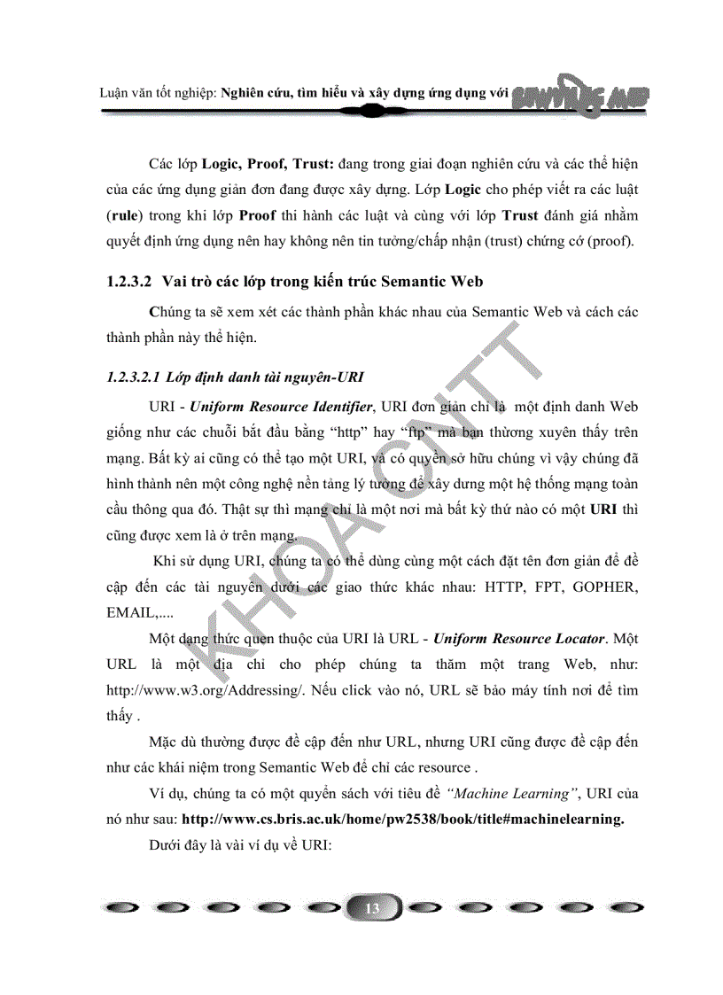 image for page Nghiên cứu tìm hiểu và xây dựng ứng dụng với semantic web