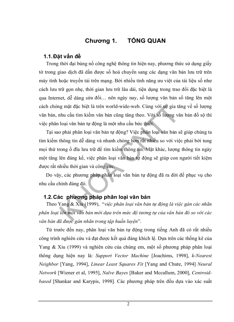 image for page Tìm hiểu các hướng tiếp cận bài toán phân loại văn bản và xây dựng phần mềm phân loại tin tức báo điện tử