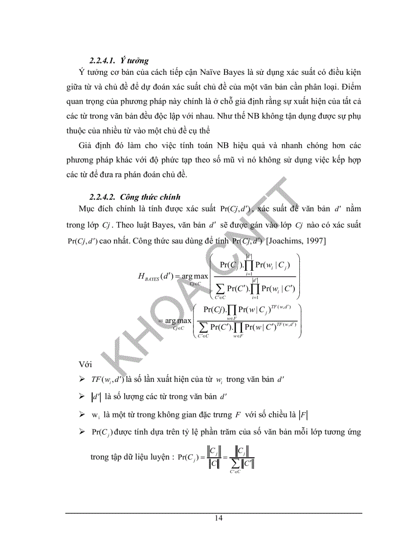 image for page Tìm hiểu các hướng tiếp cận bài toán phân loại văn bản và xây dựng phần mềm phân loại tin tức báo điện tử