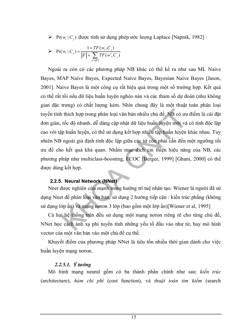 image for page Tìm hiểu các hướng tiếp cận bài toán phân loại văn bản và xây dựng phần mềm phân loại tin tức báo điện tử