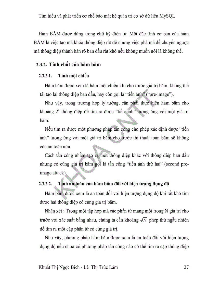 image for page Tìm hiểu và phát triển cơ chế bảo mật trên mã nguồn mở của mySQL