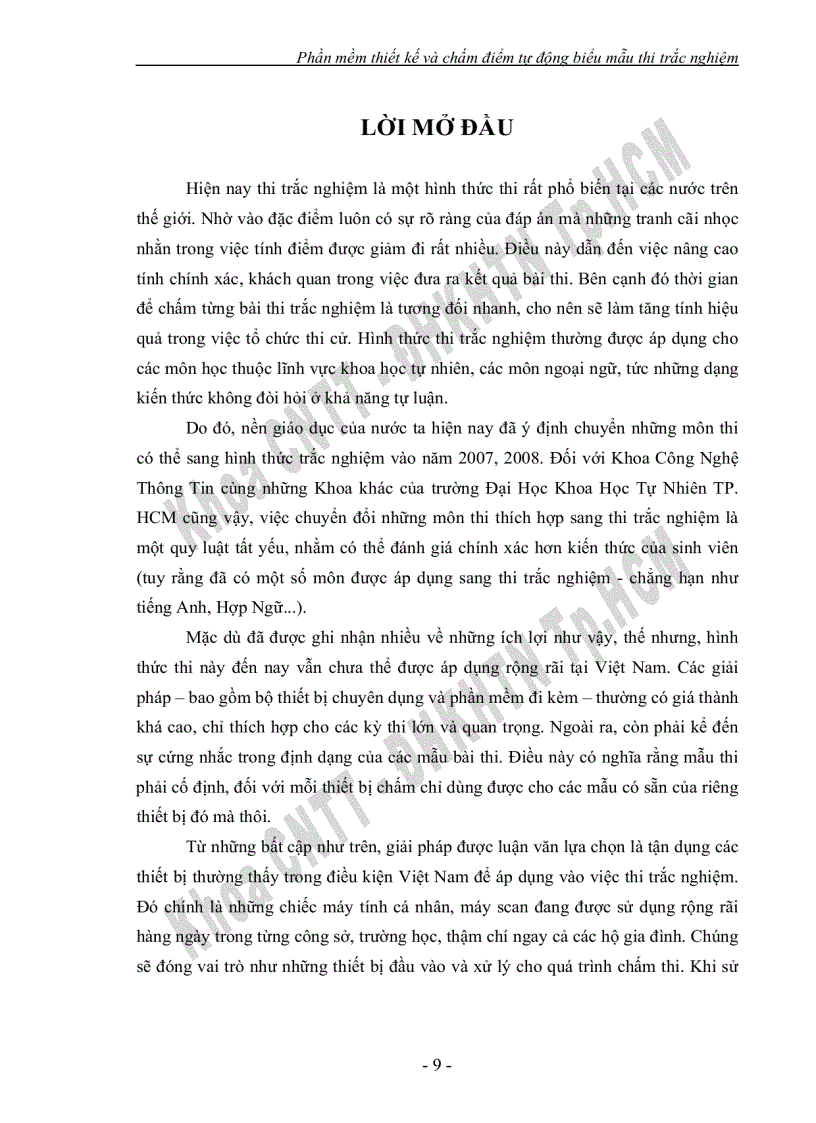 image for page Phần mềm thiết kế và chấm điểm tự động biểu mẫu thi trắc nghiệm