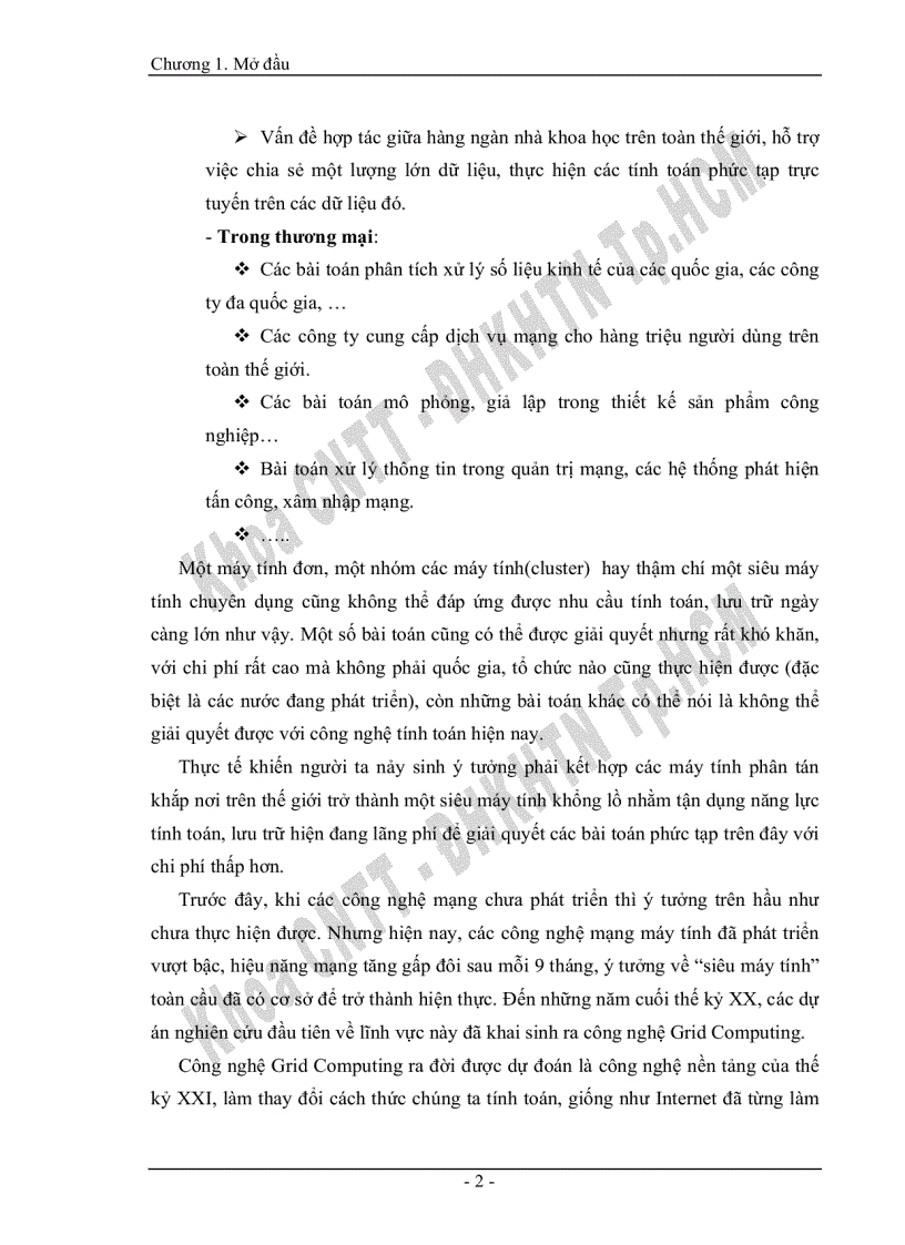 image for page Tìm hiểu công nghệ grid computing và ứng dụng thử nghiệm trong bài toán quản trị